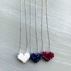 Swarovski Crystal Heart Necklaces